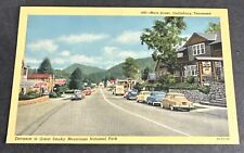 Postcard Main Street Gatlinburg Tenn ~ Smoky Mountains National Park picture