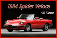 1984 Alfa Romeo Spider Veloce Convertible, Cabrio, Refrigerator Magnet, 42 MIL picture