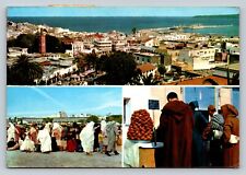 c1979 Tanger Morocco Panoramic View & Market Continental 6x4