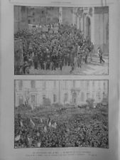 1894 Ui Manifestation Viticulteurs Midi Prefecture Montpellier 1 Journal Ancien picture
