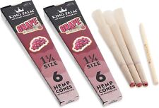 King Palm | 11/4 Size | Grape Swish | 2 Packs of 6 Each = 12 Rolls picture