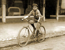 1913 Messenger Boy Percy Neville, Shreveport, LA Old Photo 8.5