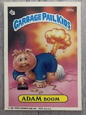 Vintage 1987 (GPK) Garbage Pail Kids Original Series 7 Adam Boom Card 260a picture