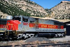 Vtg 2001 Train Slide 5003 Utah Railway Engine Martin UT X8P136 picture