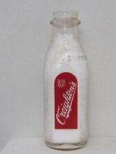 TSPQ Milk Bottle Creighton's Creamery Dairy Elmira NY CHEMUNG CO Juice 1957 RARE picture