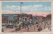 c1920s Postcard Ship Yard Entrance, Newport News, Virginia 5372.4 picture