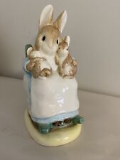 Vintage Beatrix Potter - Mrs Rabbit and babies children's bank.  Great Condition picture