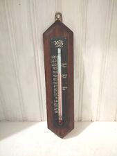 Troy NY Wood Thermometer Farenheit Wooden Antique  picture