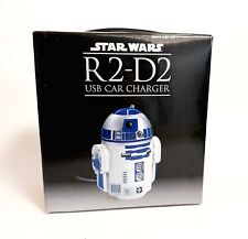 Star Wars R2-D2 USB Car Charger 2x USB Ports Lights Sounds ThinkGeek OPEN BOX picture