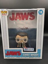 BLEMISHED BOX Funko Pop Jaws Chief Brody VHS Cover Fun on the Run 2023 Pop 18 picture