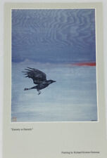 Vintage Richard Kirsten Dairnsai “Eternity To Eternity” Crow Bird Art Print P1 picture