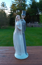 NAO by Lladro Bride and Groom Cake Topper Figurine Just Married Stamped picture
