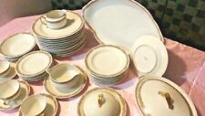 FRENCH VICTORIAN  THEODORE HAVILAND LIMOGES FINE CHINA  PORCELAIN SET 49 PCS picture