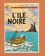 TINTIN 4x6 POSTCARD  Hergé  L'ILE NOIRE picture