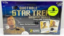 2004 Star Trek Quotable The Original Series International Trading Card Box 40ct picture