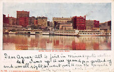 River Front, St. Paul, Minnesota, Early Postcard, Used in 1906 picture