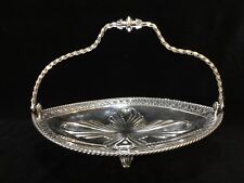 Rare Vintage Reed & Barton 4771 MF'D & Plated Silverplate Footed Basket picture