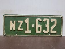 1924 New Zealand FIRST ISSUE  License Plate Tag picture
