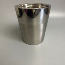 Michael Aram Polished Nickel (?) Canister Jar Vase silver 6