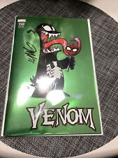 Venom #150 Skottie Young Mexican Foil Heroscon Exclusive *Signed by Skottie* picture