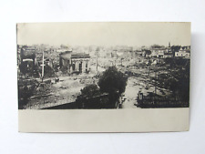 Santa Rosa CA April 1906 Earthquake Postcard 4th Street Court House Street View picture