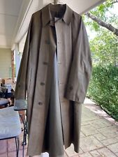 WWII 1944 US Army Large  Raincoat Dismounted Synthetic Resin Rubber. Sz S. Nice picture