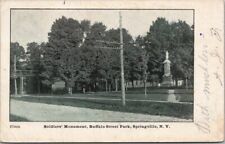 1907 SPRINGVILLE, Sheldon NY Postcard 