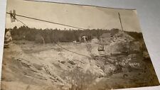 Rare Antique American Occupational Slate Quarry Workers Real Photo Postcard RPPC picture