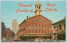 Post Card Faneuil Hall Cradle of American Liberty Boston, Mass G142 picture