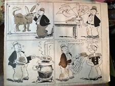 POLITICAL CARTOONIST CARL LOUIS[MORT] MORTISON SIGNED ORIGINAL ART-WIMPY-POPEYE picture