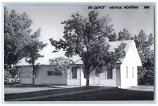 Montana MT Postcard Nashua BN Depot Station 1981 Vintage RPPC Photo picture