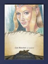 Cryptozoic CZX Middle Earth 1/1 Cate Blanchett Unsigned Sketch by Marcia Dye picture