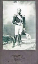 1913 RUSSIA Emperor NICHOLAS I 1825 - 1855 Vintage POSTER w. Facsimile SIGNATURE picture