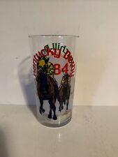 Vtg~1984 Official Kentucky Derby Libbey's Drinking Glass~Churchill Downs~Horses picture