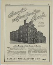 1910 Barrett Mfg. Ad: St. John New Brunswick - Canada - City Building Picture picture