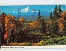 Postcard Fall colors across scenic Alaska USA picture