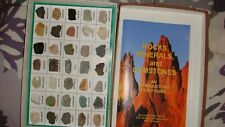 35 Piece Rock Collection Set Mounted in Box with Informational Booklet picture