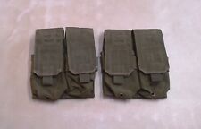 Lot of 2 Blackhawk Strike OD Green MOLLE Double Magazine Pouch Holds 4 30rd Mags picture