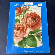 Vintage Meyercord Decorator Water Decal X523A Floral Decoration picture
