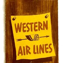 1940’S WESTERN AIRLINES & CHEVRON-STANDARD OIL OF CALIFORNIA, AVIATION GASOLINE picture