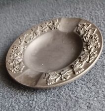 Wedgewood Ashtray Cigar Pewter Gray England 1955 picture