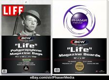 BCW Life Magazine Bag Resealable & BCW Life Mag Board 01 CT. EA. COMBO (SINGLES) picture