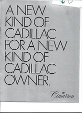 Original 1982 Cadillac Cimarron dealer sales brochure. catalog picture