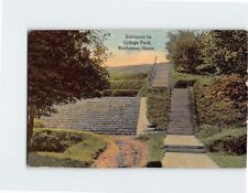 Postcard Entrance to College Park Rochester Minnesota USA picture