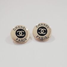 2pc Set 20mm Stamped Chanel Buttons picture