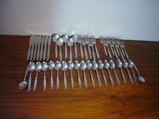 43 pc Armack AMK9 Stainless Steel Japan Scroll Vintage Flatware set MCM SCROLL picture