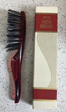 Hard To Find Vintage Avon Mini Hairbrush Red Color Travel Purse Brush 6