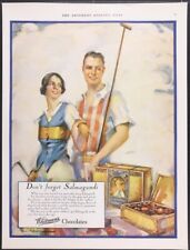 Vintage Magazine Ad 1927 Whitman's Chocolates Salmagundi Polo Player Mallett picture
