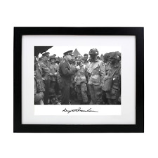 General Dwight Eisenhower Facsimile D-Day World War 2 WWII Framed Matted Photo picture