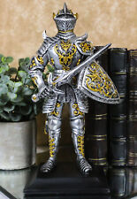Royal Dragon Order Medieval Swordsman Knight Figurine Suit of Armor Coat Of Arms picture